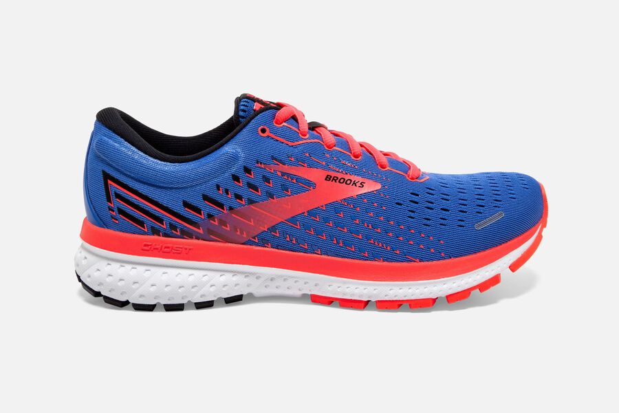 Brooks Ghost 13 Road Loopschoenen Dames - Blauw/Oranje - 702968ENF